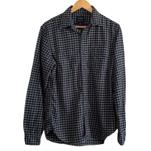 J. Crew Checkered Long Sleeve Button Down Shirt Size Medium